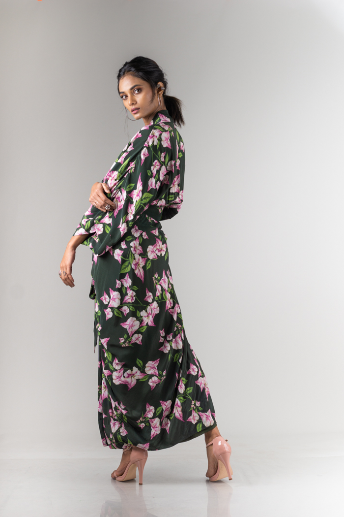 SS1 Kaftan Saree Wrap Dress - NUPUR KANOI